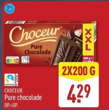 Aanbieding: Pure chocolade