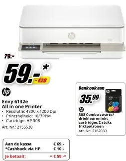 Promotie: Envy 6132e All in one Printer