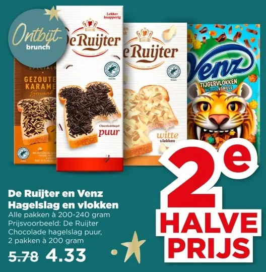 Aanbieding: Hagelslag en vlokken
