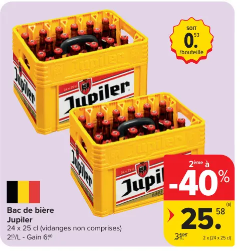 Offre: Bac de bière