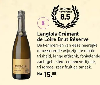 Aanbieding: Langlois Crémant de Loire Brut Réserve