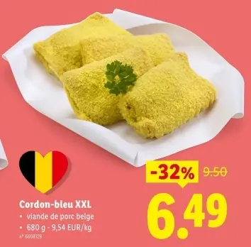 Offre: Cordon-bleu XXL