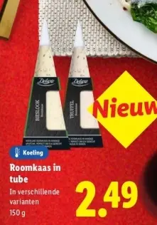 Aanbieding: Roomkaas in tube