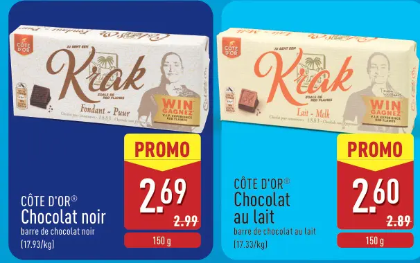 Offre: Chocolat noir