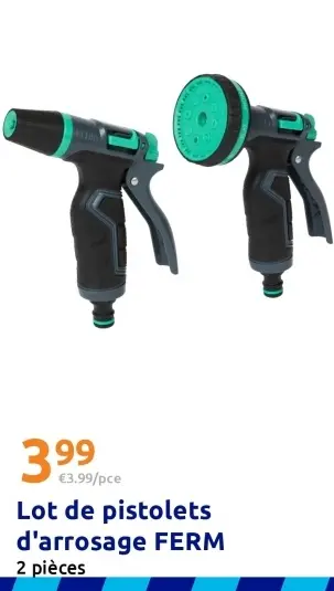 Offre: Lot de pistolets d'arrosage