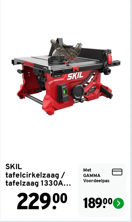Aanbieding: SKIL tafelcirkelzaag / tafelzaag 1330A...