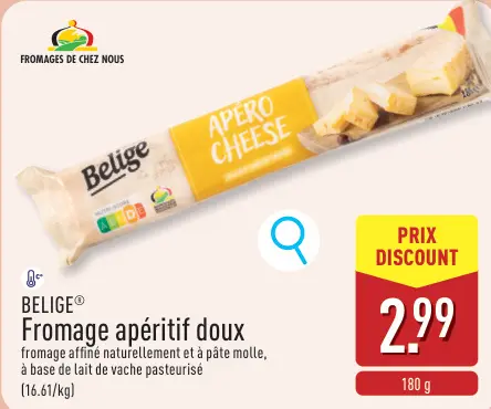 Offre: BELIGE® Fromage apéritif doux