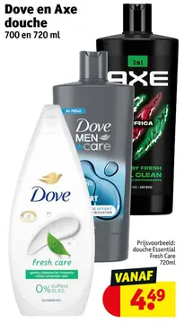 Aanbieding: Dove en Axe douche