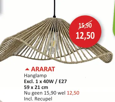 Promotie: Hanglamp