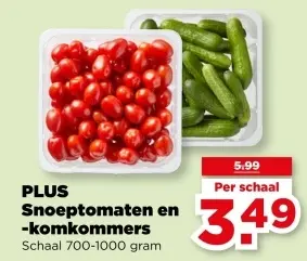 Snoepptomaten en -komkommers