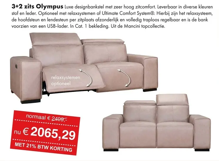 Aanbieding: Olympus 3+2