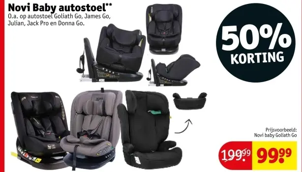 Aanbieding: Novi Baby autostoel