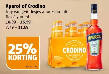 Aanbieding: Aperol of Crodino