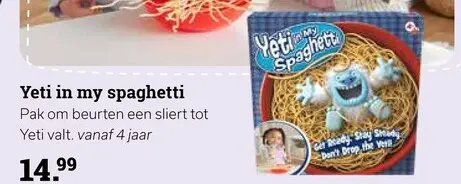 Promotie: Yeti in my spaghetti