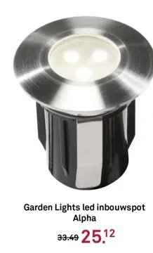 Aanbieding: Garden Lights led inbouwspot Alpha
