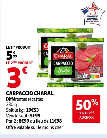 Promotie: Carpaccio