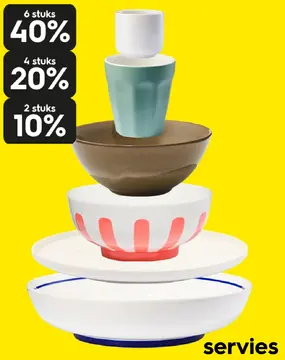 Aanbieding: servies