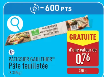 Offre: Pâte feuilletée