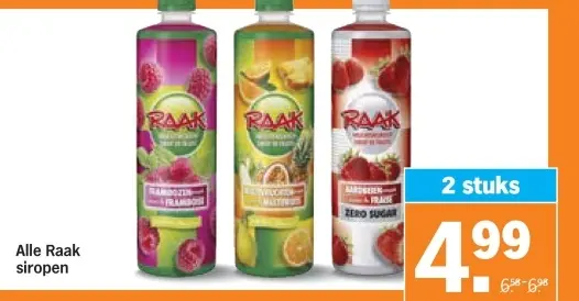 Aanbieding: Raak siropen