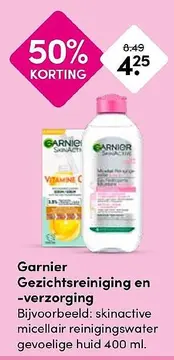 Aanbieding: Garnier Gezichtsreiniging en -verzorging
