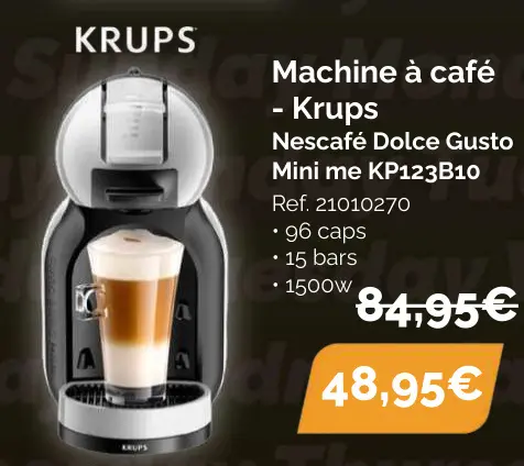 Offre: Machine à café - Krups Nescafé Dolce Gusto Mi
