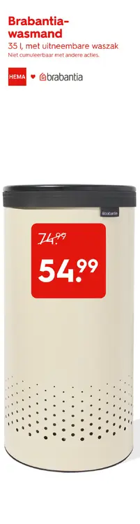 Promotie: Brabantia-wasmand
