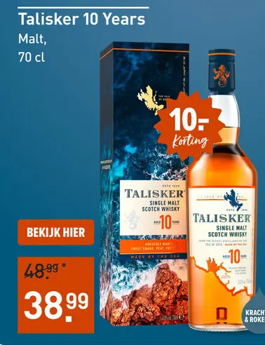 Aanbieding: Talisker 10 Years 70CL
