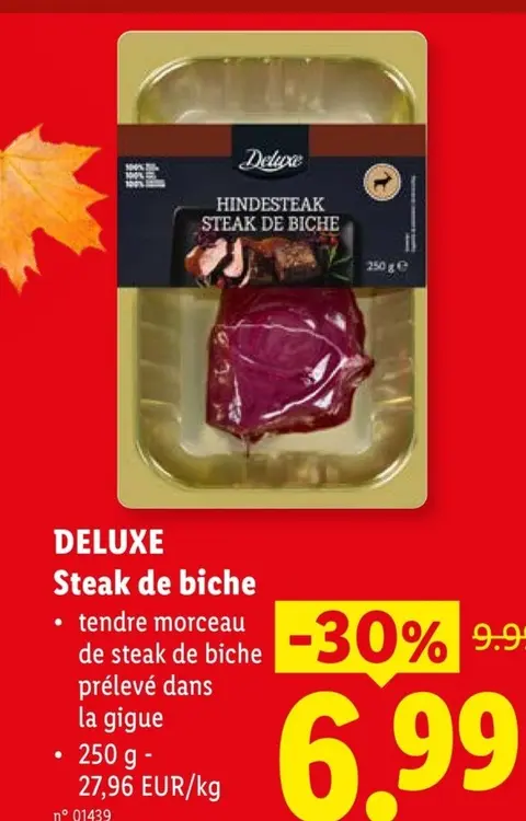 Offre: Deluxe Steak de biche
