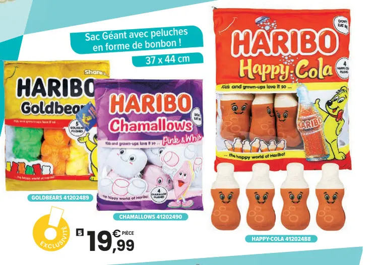 Offre: Haribo - Grand sac à collation en peluche