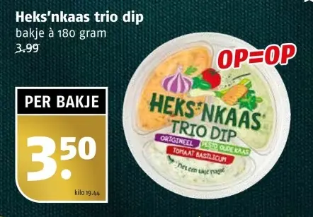 Aanbieding: Heks'nkaas trio dip