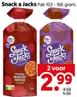 Aanbieding: Snack a Jacks