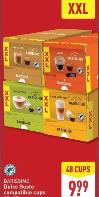 Aanbieding: BARISSIMO Dolce Gusto compatible cups