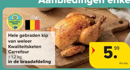 Promotie: Hele gebraden kip