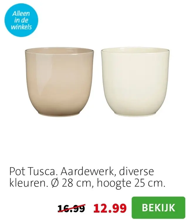 Aanbieding: Tusca Pot Tusca