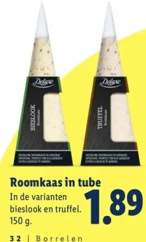 Aanbieding: Roomkaas in tube
