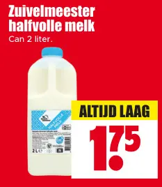 Aanbieding: halfvolle melk