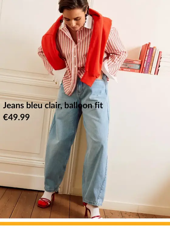 Offre: Jeans bleu clair, balloon fit
