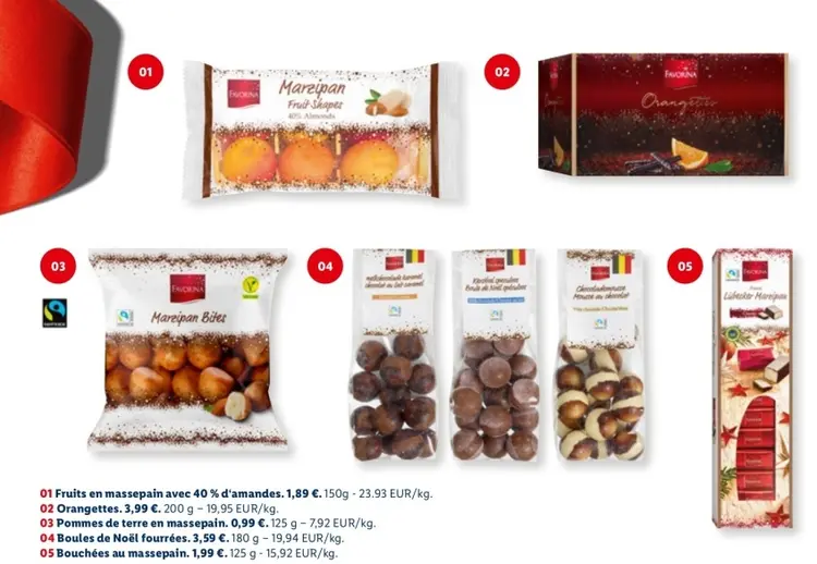 Offre: Pommes de terre en massepain