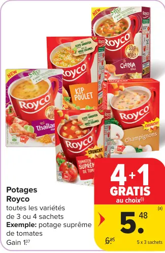 Offre: Potages