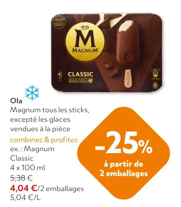 Offre: Magnum Classic