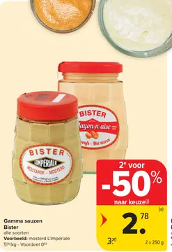 Aanbieding: Gamma sauzen Bister