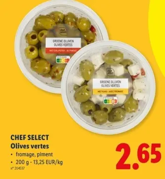 Offre: Olives vertes