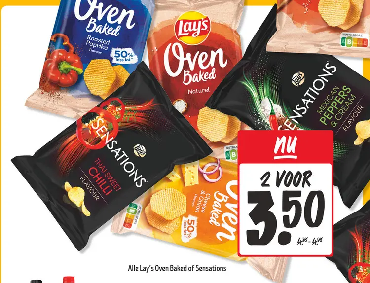 Aanbieding: Lay's Oven Baked / Sensations