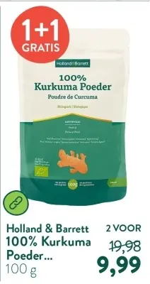 Aanbieding: 100% Kurkuma Poeder