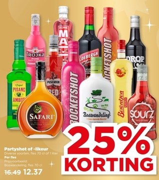 Aanbieding: Partyshot of -likeur