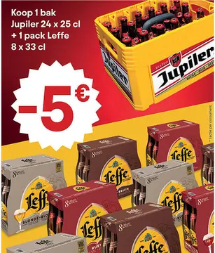 Aanbieding: Jupiler + Leffe