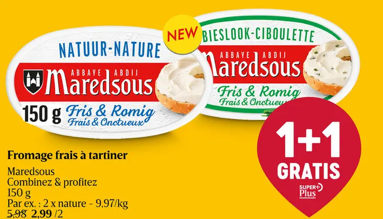 Offre: Fromage frais à tartiner