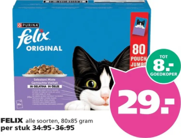 Aanbieding: Kattenvoer alle soorten