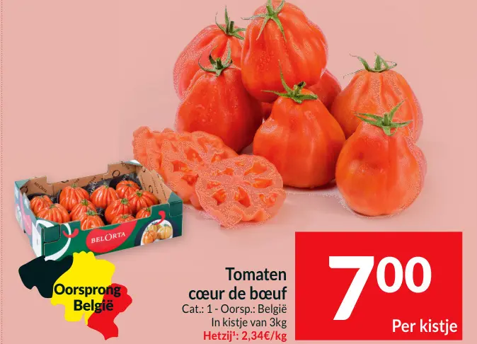 Promotie: Tomaten cœur de bœuf