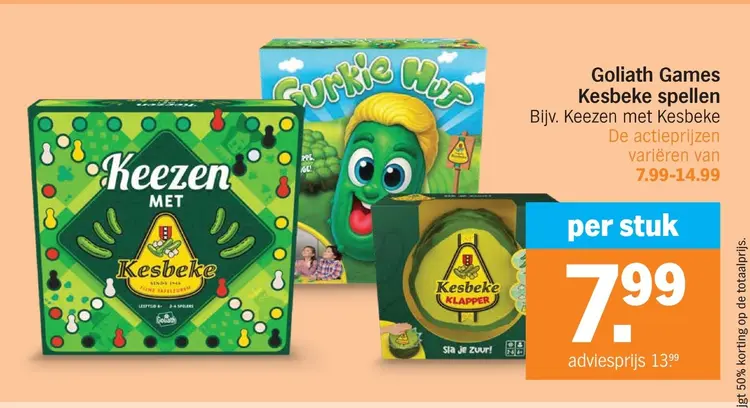Aanbieding: Goliath Games Kesbeke spellen